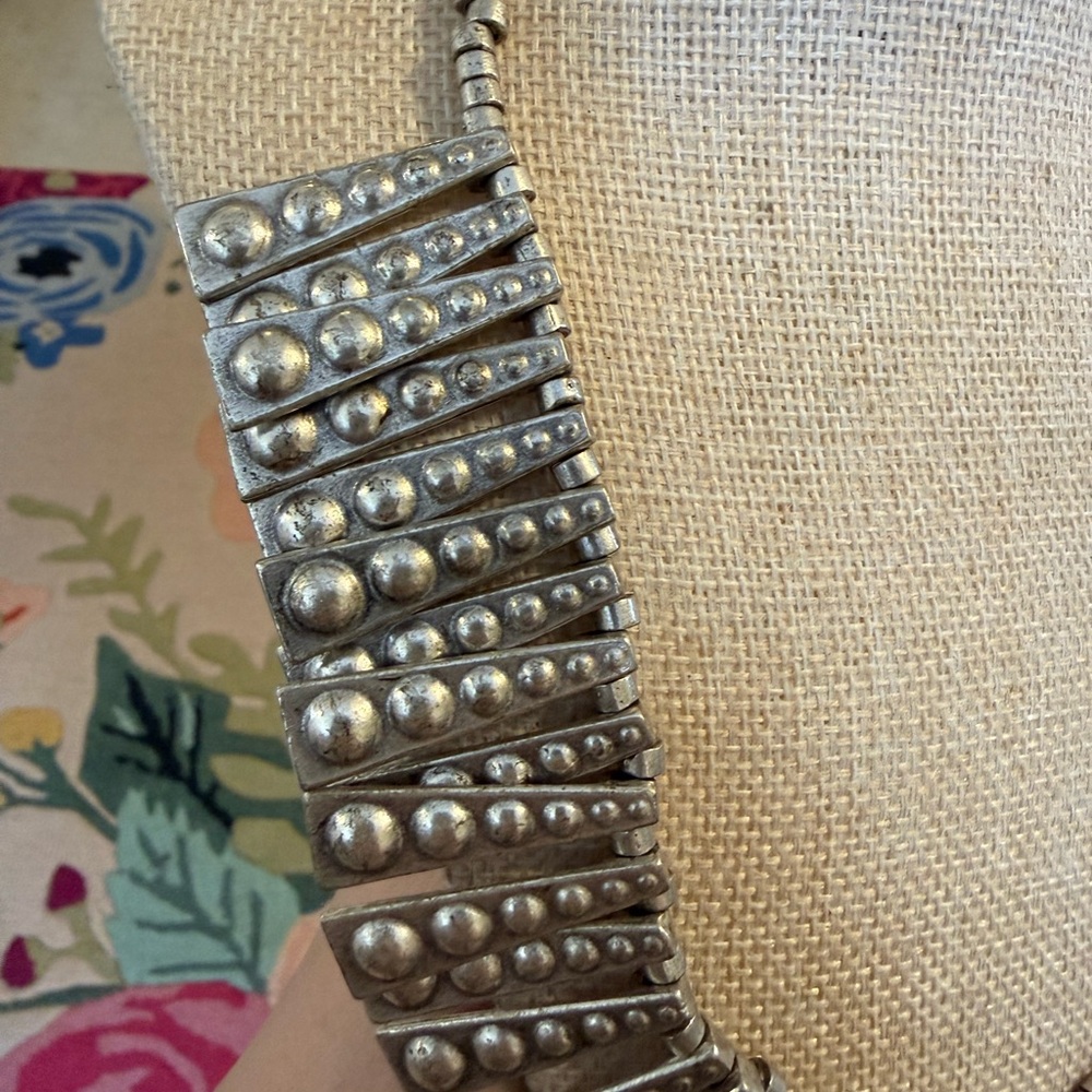 Antique‎ Ottoman Empire Coin Silver Statement Necklace - Picture 3 of 9